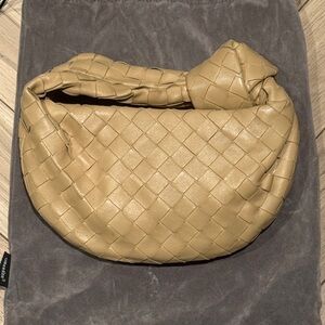 Bottega Veneta Mini Jodie Woven Beige Women's Bag